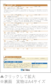 成績表(生徒用)裏